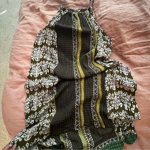 Earthbound Trading Co Olive Sundress/Maxi Dress